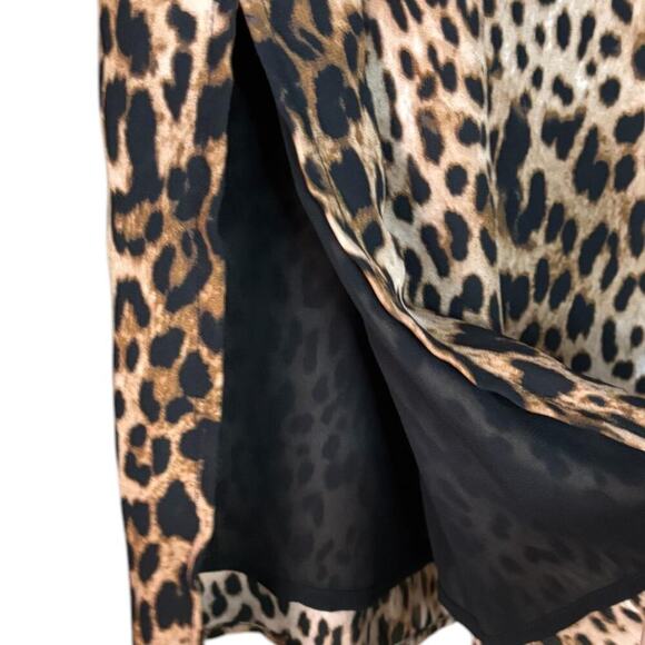 Chico's Black/Brown Cheetah Print Sleeveless Tank Blouse Animal Print - Picture 5 of 6